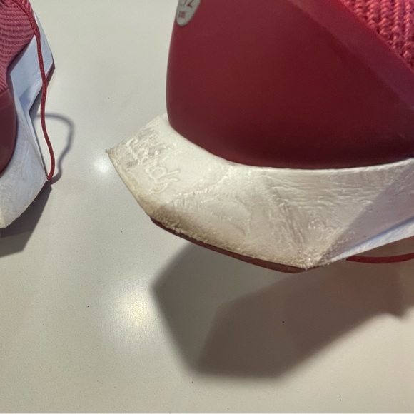 ALL BIRDS - Mens Tree Flyer Running Shoes, Lux Pink Blizzard - Picture 6 of 15